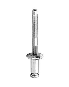 AUVECO 16837 Peel-Type Window Regulator Rivet, 1/4 in Dia x 1/32 to 9/64 in Grip Range, Aluminum/Steel