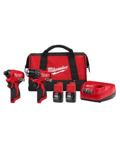 MLW3494-22 image(2) - Milwaukee Tool M12 Subcompact Brushless 2-Tool Combo Kit
