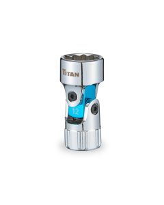 TIT66852 image(0) - Titan 1/4 in. Drive Auto-Flex&trade; 12mm Socket