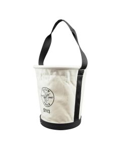 KLE5114DSC image(0) - Klein Tools Canvas Bucket with Drawstring Close, 17-Inch