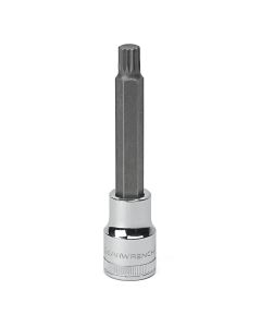 KDT80665 image(2) - GearWrench 1/2 Inch Drive Extra Long Triple Square Bit Metric Socket 10mm