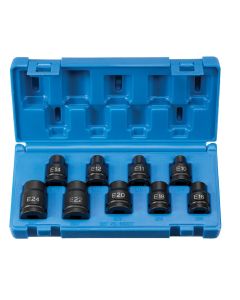 Grey Pneumatic 1/2" Drive 9 Piece External Star Impact Socket Set