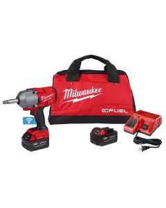 MLW2769-22R image(1) - Milwaukee Tool M18 FUEL 1/2' Ext. Anvil Controlled Torque Impact Wrench w/ONE-KEY Kit
