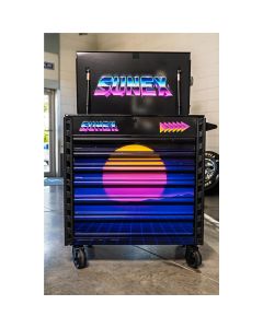 SUN8056FDBKSYNTH image(0) - SUNEX Premium Full Drawer Service Cart - SYNTH