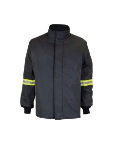 OBRTCG140B-CT-ES-M image(0) - OBERON Coat - Arc Flash - 140 Cal TCG Ultralight - With Escape Strap - Color: Black - Size: Medium