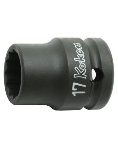 KKN14406M-36 image(0) - Ko-ken USA 14406M-36 1/2 Sq. Dr. Socket 36mm 12 point Length 46mm Thin walled