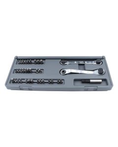 KAS5457 image(1) - Lang Tools (Kastar) 5457 - 35-PC. Ratcheting Screwdriver Bit Wrench Set