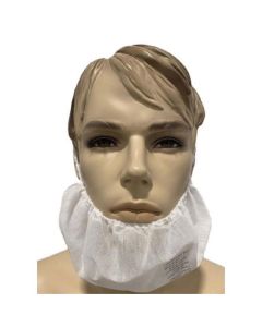 Oberon Beardnet - Flame Resistant - Color: White - Size - OSFM