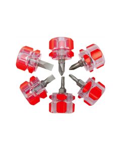 WLM1420 image(2) - Wilmar Corp. / Performance Tool 6 Piece Mini Stubby Screwdriver Set