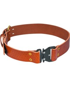 KLE5826L image(0) - Klein Tools Quick Release Leather Belt, Large