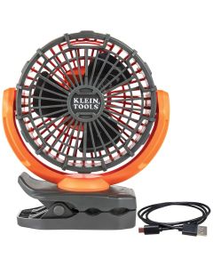 KLEPJSFM1 image(0) - Klein Tools Rechargeable Personal Jobsite Fan
