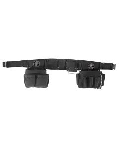 KLE5709XL image(0) - Klein Tools Electrician's Padded Tool Belt/Pouch Combo, 11-Pocket, 4-Piece, XL