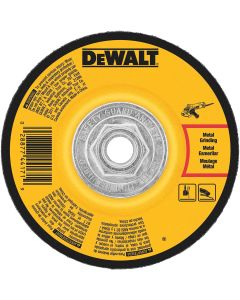 DWTDW4623 image(0) - DEWALT 5-Inch By 1/4-Inch By 5/8-Inch-11 General Purpose Metal Grinding Wheel