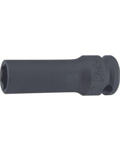 KKN13301M-21 image(0) - Ko-ken USA 13301M-21 3/8 Sq. Dr. Socket 21mm 6 point Length 80mm Thin walled