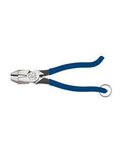 KLED2139STT image(0) - Klein Tools Ironworker's Pliers with Tether Ring