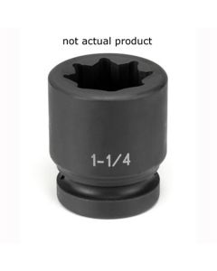 Grey Pneumatic 1" Drive x 1-13/16" Standard - 8 Point Socket