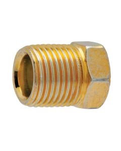 S.U.R.&R. 3/8" MALE TUBE NUT 5/8" X 18 (2)