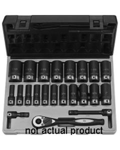 GRE82048D image(1) - Grey Pneumatic 1/2" Drive x 1-1/2" Deep Duo-Socket - 6 Point