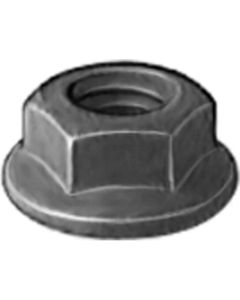 AUVECO HEX FLANGE NUT M5-.8 BLACK OXIDE