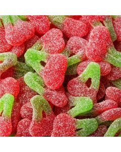 THS190486 image(0) - Tender Heifer Snack Co. Twin Sour Cherries Fruit Shaped Gummies Candy - 10 Ounce