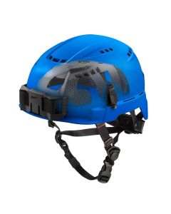 MLW48-73-1354 image(3) - Milwaukee Tool BOLT Blue Vented Safety Helmet with IMPACT ARMOR Liner (USA) - Type 2, Class C