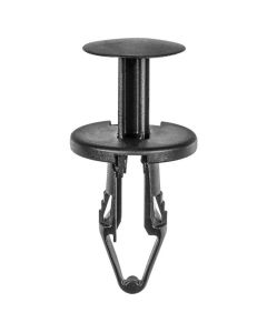 AVC20992 image(0) - AUVECO 20992 Push-Type with Closed End Fender and Toe/Floor Panel Retainer, 20 mm Dia Head, Nylon, Black
