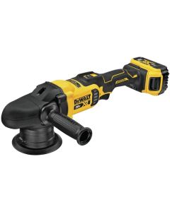 DWTDCM848P2 image(0) - DeWalt 20V MAX* XR 5-in. Cordless Variable-Speed Random Orbit Polisher Kit