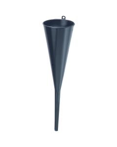 Plews Edelmann FUNNEL 5IN. DIA. EXTRA LONG 18IN. W/ 1/2IN. OD END