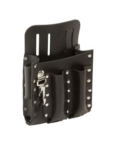 KLE5127T image(0) - Klein Tools Tool Pouch, 6 Pocket, Tunnel Loop