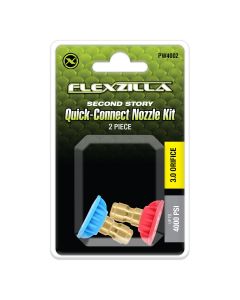 LEGPW4002 image(0) - Flexzilla Second Story Quick-Connect Nozzle Kit, 2-Piece, 1/4"