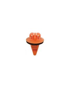 AVCAP20688 image(0) - AUVECO AP20688 Wheel Flare Molding Clip, 17 mm Dia Head x 17 mm L Stem, Nylon, Orange