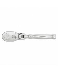 S K Hand Tools 1/4" Dr LP90 Ratchet Flex Head 5" Handle