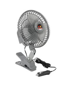 WLMW1658 image(1) - Wilmar Corp. / Performance Tool 12V Oscillating Fan w/Clamp