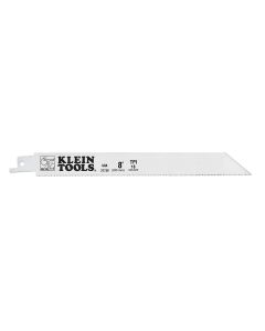 Klein Tools Reciprocating Saw Blades, 18 TPI, 8-Inch, 5-Pack
