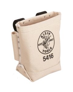 KLE5416OCTO image(0) - Klein Tools Tool Bag, Bull-Pin and Bolt Pouch, Loop Connect, 5 x 5 x 9-Inch