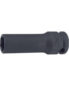 KKN13301X-21 image(0) - Ko-ken USA 13301X-21 3/8 Sq. Dr. Socket 21mm 6 point Length 50mm Thin walled