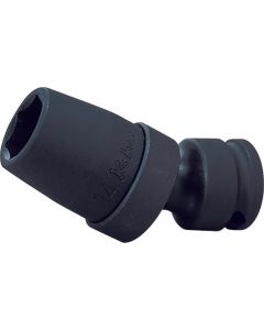 Ko-ken USA 13440M-12 3/8 Sq. Dr. Universal Socket 12mm 6 point Length 57mm
