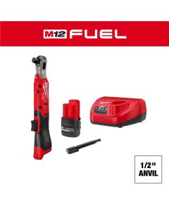 MLW3054-21 image(1) - Milwaukee Tool M12 FUEL 1/2 Inch Ratchet Kit
