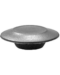 AUVECO 11746 Flush Sheet Metal Hole Plug, 7/8 in Dia Head x 1/2 in Hole, Polyethylene, Black
