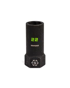 GETXCM22D image(0) - Grip Edge Tools 22mm 1/2" Dr RPT socket extractor with FORS (deep length)