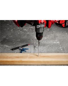 MLW48-20-8876 image(1) - Milwaukee Tool 3/16 Inch x 4 Inch x 6 Inch SHOCKWAVE Impact Duty Carbide Multi-Material Drill Bit for Concrete Screws