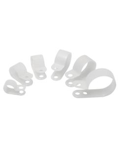 JTT4654H image(1) - The Best Connection 1/8" THRU 1" I.D. NATURAL NYLON CLAMP ASSORT 16PCS