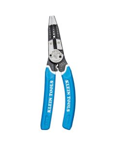 KLEK12065CR image(0) - Klein Tools Klein-Kurve® Heavy-Duty Wire Stripper / Cutter / Crimper Multi Tool, 8-20 AWG