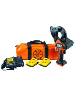 KLEBAT20GD10 image(0) - Klein Tools Battery-Operated Cu/Al Closed-Jaw Cutter, 2 Ah