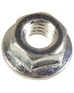 AUVECO SPIN LOCK NUT W/SERRATION. M6-1.0 14MM OD