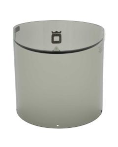 OBERON Face Shield Replacement Window - Polycarbonate - Arc Flash - 12 Cal TCG -Window: Clear Grey