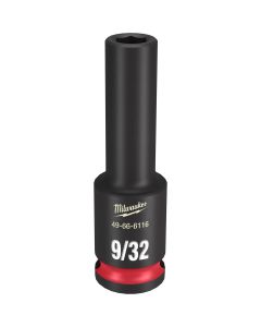 Milwaukee Tool SHOCKWAVE Impact Duty  3/8" Drive 9/32" Deep 6 Point Socket