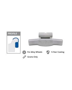 Wegmann Automotive 55 g Steel Coated Clip-on FNFE Orange Series Wheel Weight (Box of 25)