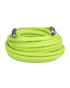 Legacy Manufacturing Flexzilla Pressure Washer Hose, 3/8" x 100�, 4200PSI, Integrated Quick Connect Fittings, ZillaGreen