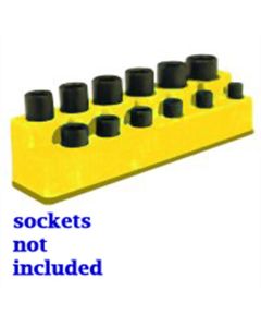 MTS1383 image(1) - Mechanic's Time Savers SOC HOL 3/8 IMP YELLOW NEON MAG BASE